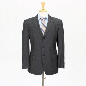 SARAR 40S Gray Solid 3-Button Sport Coat Blazer Jacket P481